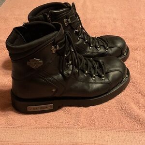 Harley-Davidson Men's Black Leather Boots